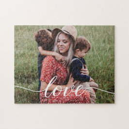 Puzzle Foto personalizada del guión de amor familiar