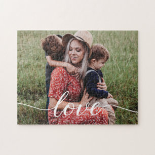 Puzzle Foto personalizada del guión de amor familiar