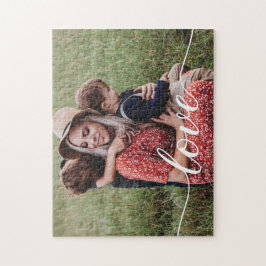 Puzzle Foto personalizada del guión de amor familiar