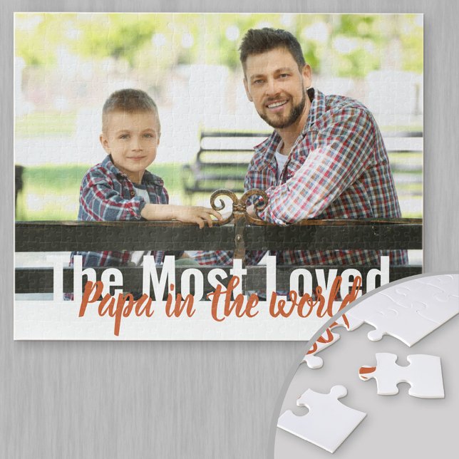 Puzzle Foto personalizada del papá más querido del mundo (Subido por el creador)