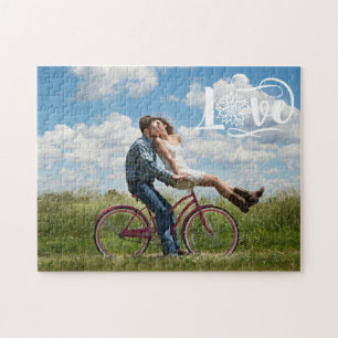 Puzzle Foto personalizada   Texto de amor de girasol