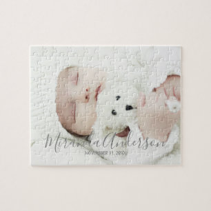 Puzzle Foto personalizado con nombre y texto personalizad