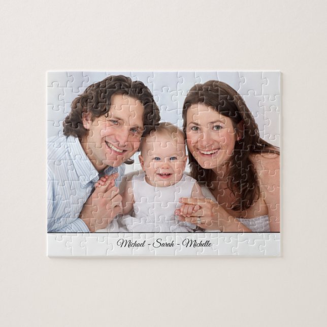 Puzzle Foto personalizado Nombre personalizado rompecabez (Horizontal)