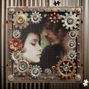 Puzzle Foto Romántica Personalizada Steampunk