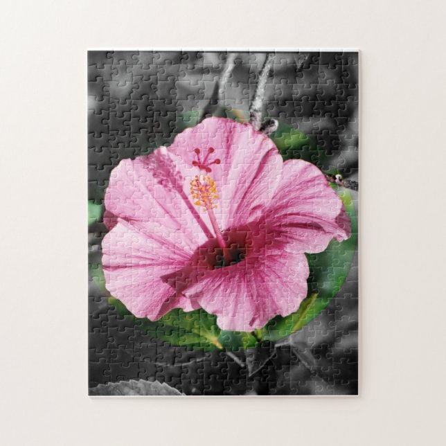 Puzzle Foto Rosa Hibiscus (Vertical)