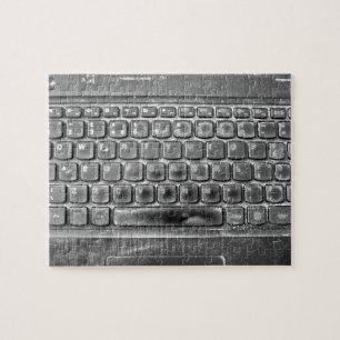 Puzzle Foto sucia del teclado del ordenador