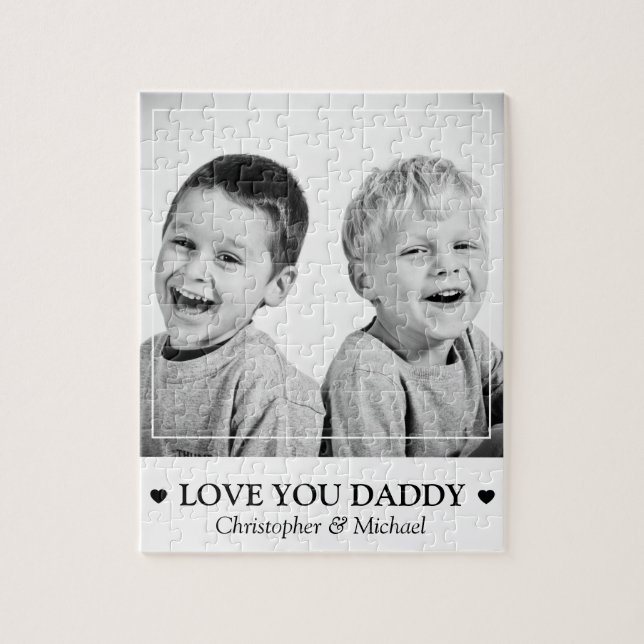 Puzzle Foto Y Mensaje Personalizados (Vertical)