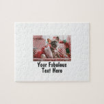 Puzzle Foto y texto personalizados<br><div class="desc">Personaliza tu foto y rompecabezas de texto. Cualquier tipo de letra,  cualquier fondo,  cualquier formato de imagen y tamaño.</div>