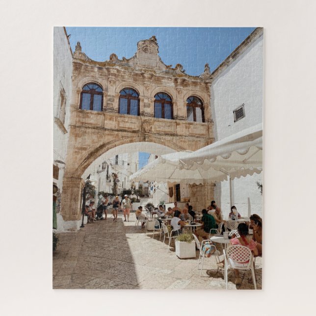 Puzzle Fotografía callejera en Otranto, Puglia, Italia (Vertical)