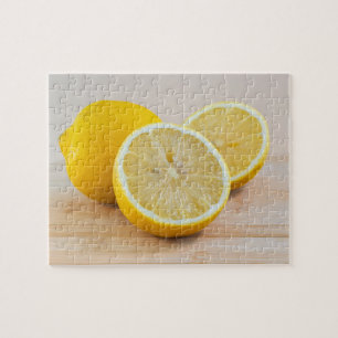 Puzzle Fotografía de alimentos de cítricos de limón amari