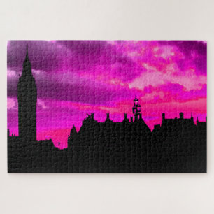 Puzzle Fotografía de arte de viajes de la ciudad de Londr