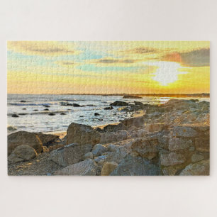 Puzzle Fotografía de Golden Sunset Ocean Photo Nature
