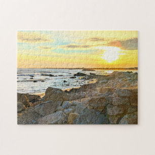 Puzzle Fotografía de Golden Sunset Ocean Photo Nature