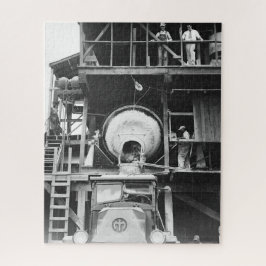 Puzzle Fotografía de la fábrica de mezcla de hormigón