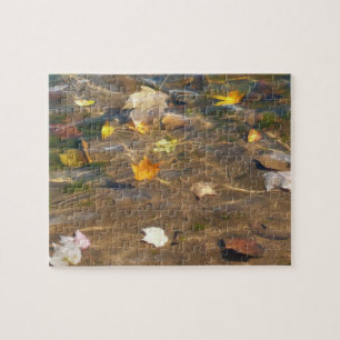 Puzzle Fotografía de la naturaleza de hojas de otoño en e