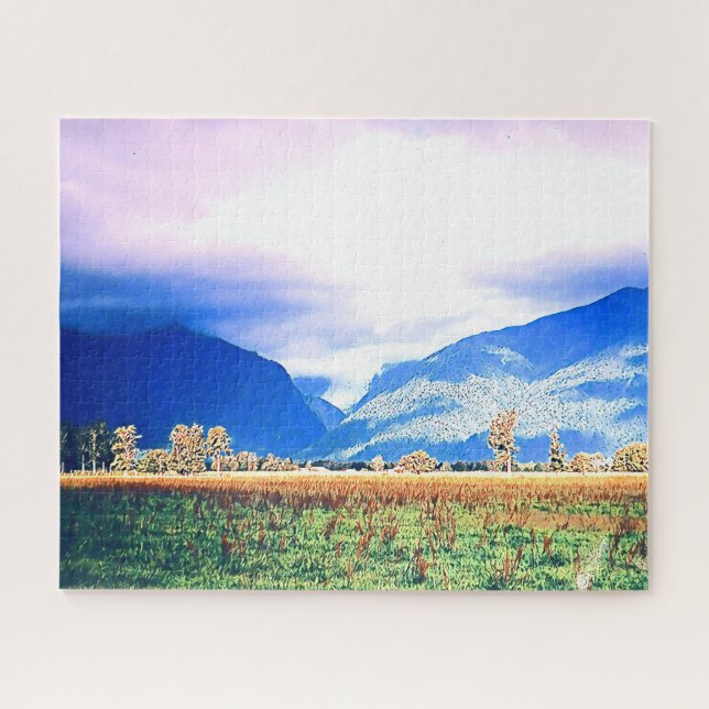 Puzzle Fotografía de Nueva Zelanda: Fox Glacier (Horizontal)