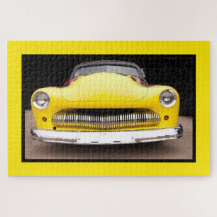Puzzle Fotografía de Toothy Grill, Hotrod Amarillo