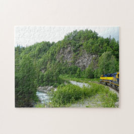 Puzzle Fotografía de vacaciones en tren Denali Express Al
