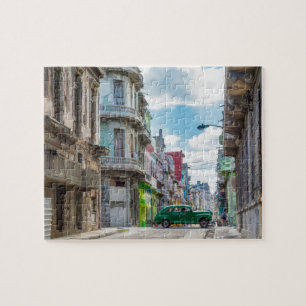 Puzzle Fotografía de viaje de Havana Street Oldtimer Car