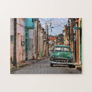 Puzzle Fotografía de viaje de Havana Street Oldtimer Car 