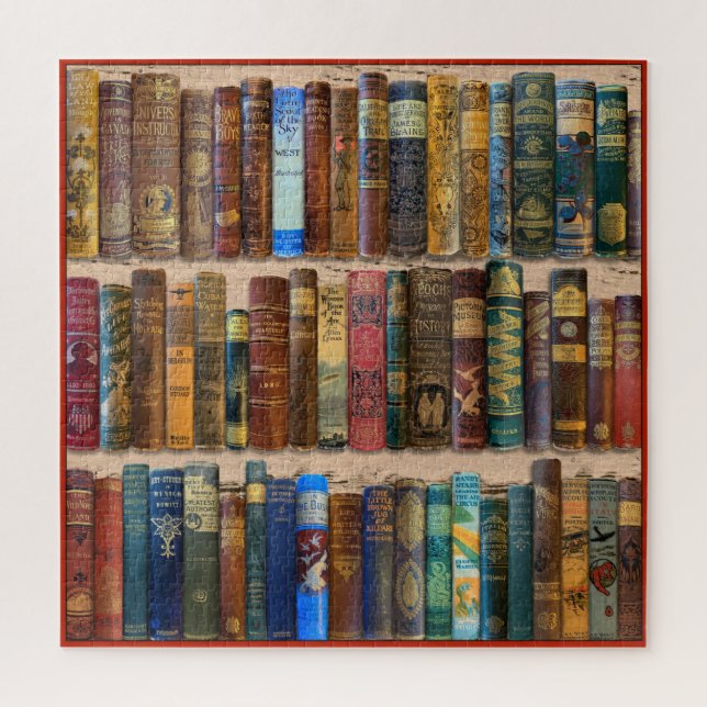 PUZZLE FOTOGRAFÍA DEL LIBRO ANTIGUO 'SPINES' (Vertical)