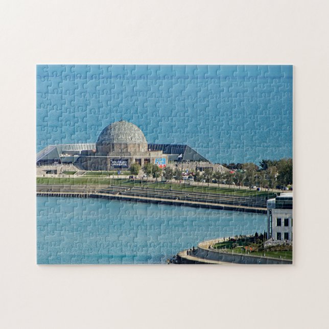 Puzzle Fotografía del Planetario Lakefront de Chicago (Horizontal)