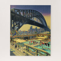 Fotografía del puente de puerto de Sydney