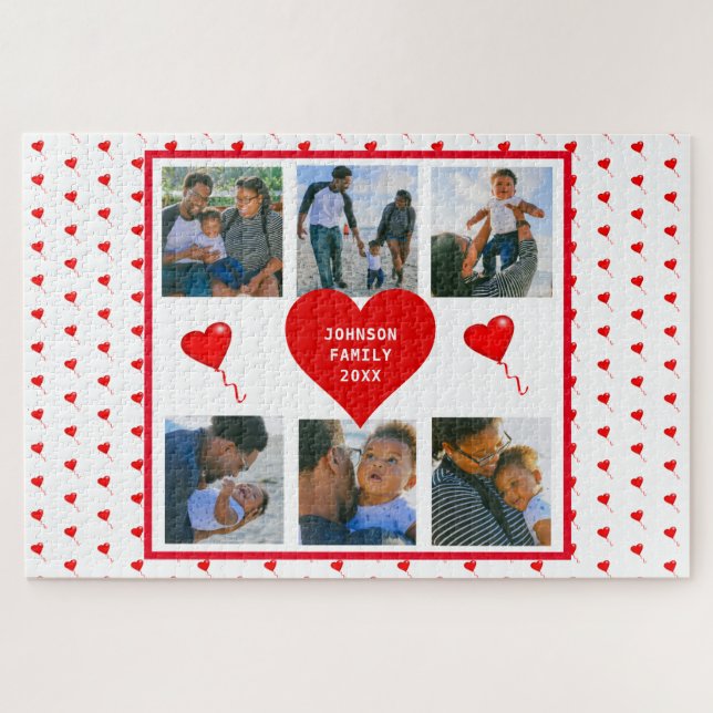 Puzzle Fotografía en Casa de San Valentín de la Familia C (Horizontal)