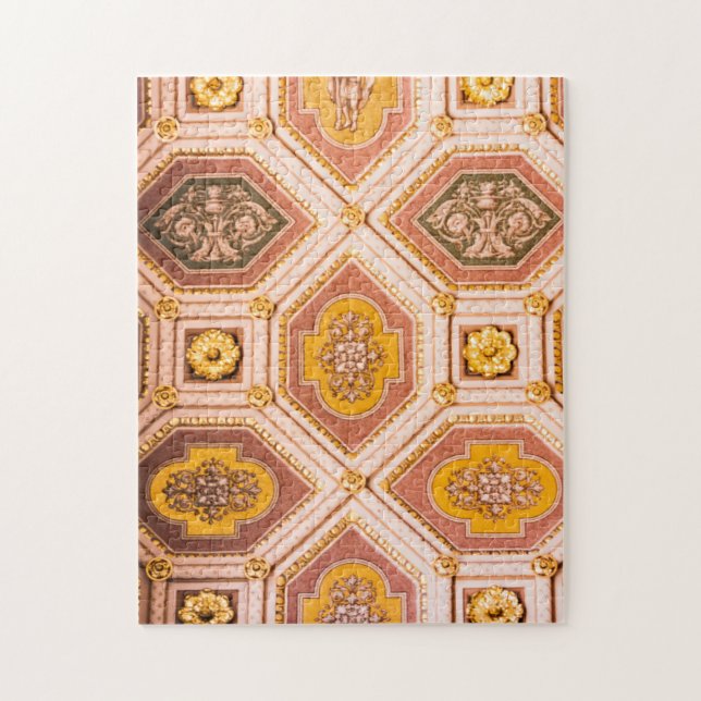 Puzzle Fotografía en Techo Resumen Húngaro Amarillo (Vertical)