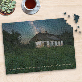 Puzzle Fotografía moderna Serene Night Sky Cita