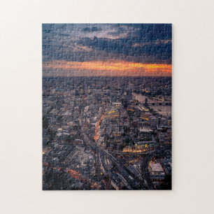 Puzzle Fotografía nocturna de la ciudad de Londres - Esce
