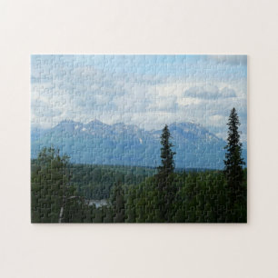 Puzzle Fotografía panorámica de la cordillera de Alaska
