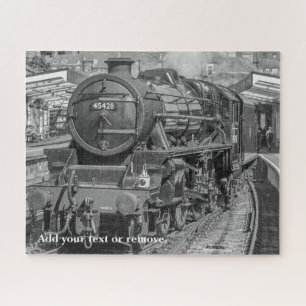Puzzle Fotografía personalizada del tren de vapor inglé