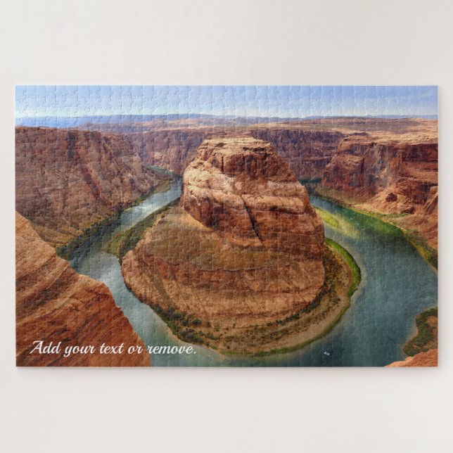 Puzzle Fotografía Personalizado, "Horseshoe Bend", Gran C (Horizontal)