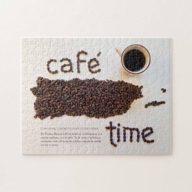 Puzzle Fotografía puertorriqueña en tiempo de café (Horizontal)