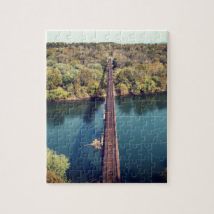 Puzzle Fotografía Vintage Railroad Track Scenic