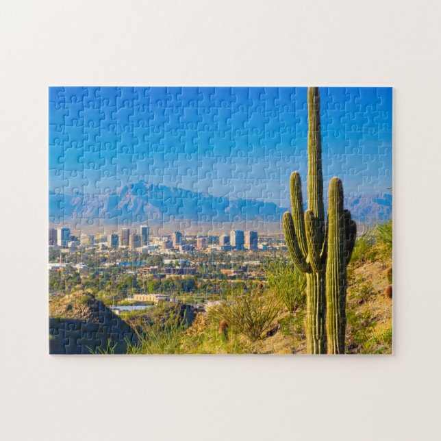 Puzzle Fotografías estéticas del atardecer en el centro d (Horizontal)
