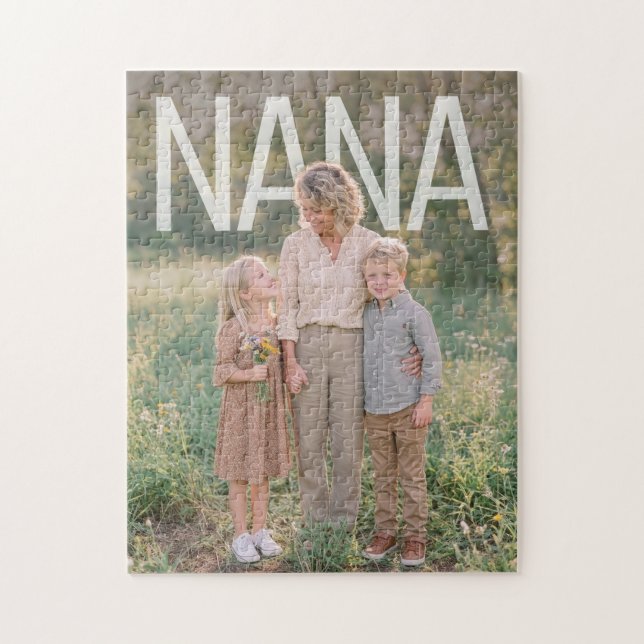 Puzzle FotoPop Nana Personalizada (Vertical)