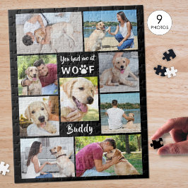 Puzzle Fotos de Perro Colage TU ME ENAMORASTE CON TU LADR