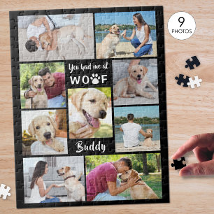 Puzzle Fotos de Perro Colage TU ME ENAMORASTE CON TU LADR