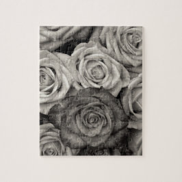 Puzzle Fotos en blanco y negro de ROSAS