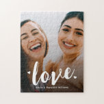 Puzzle Fotos familiares de BFF<br><div class="desc">Negrita Script Love Hersters BFF Foto de la familia Jigsaw Puzzle</div>