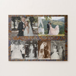 Puzzle Fotos Personalizadas de Boda Generaciones de Alegr