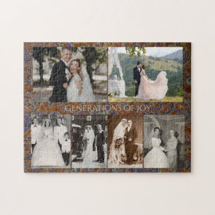 Puzzle Fotos Personalizadas de Boda Generaciones de Alegr