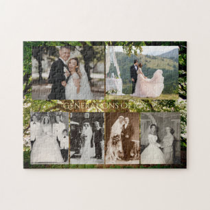 Puzzle Fotos Personalizadas de Boda Generaciones de Alegr