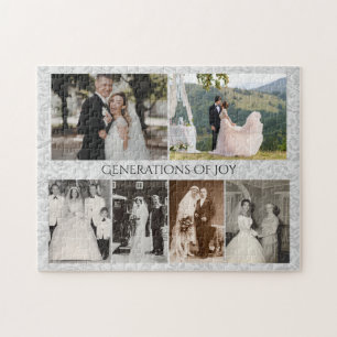 Puzzle Fotos Personalizadas de Boda Generaciones de Alegr