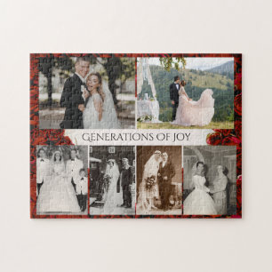 Puzzle Fotos Personalizadas de Boda Generaciones de Alegr