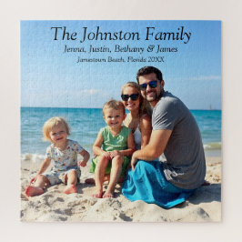 Puzzle Fotos personalizadas de vacaciones familiares 