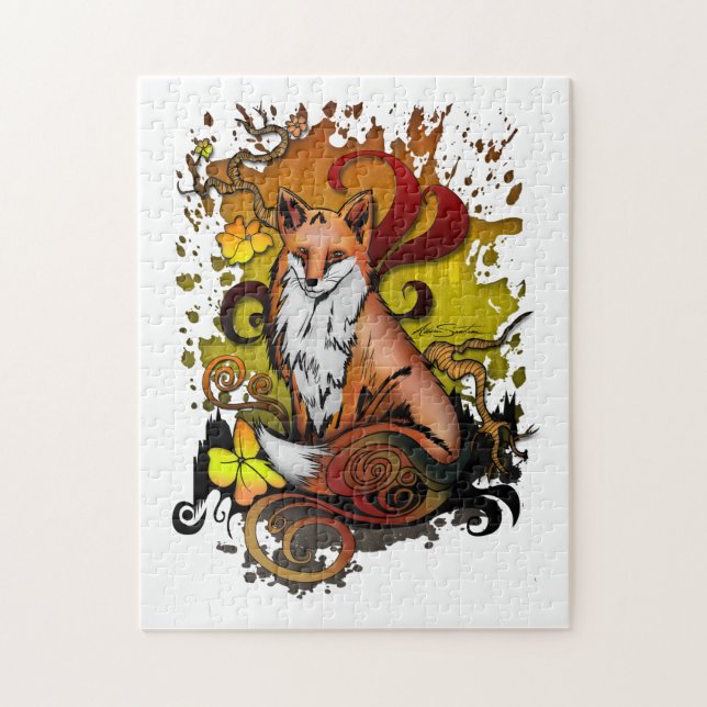 Puzzle Fox al aire libre (Vertical)