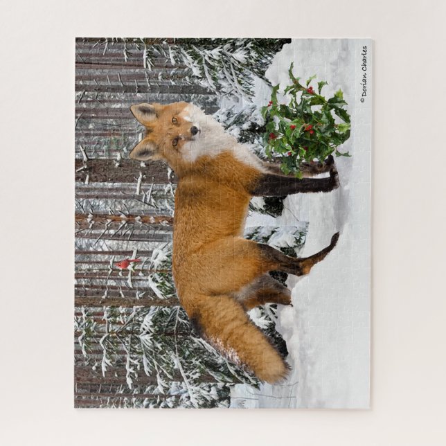 Puzzle "Fox de Invierno" (Vertical)